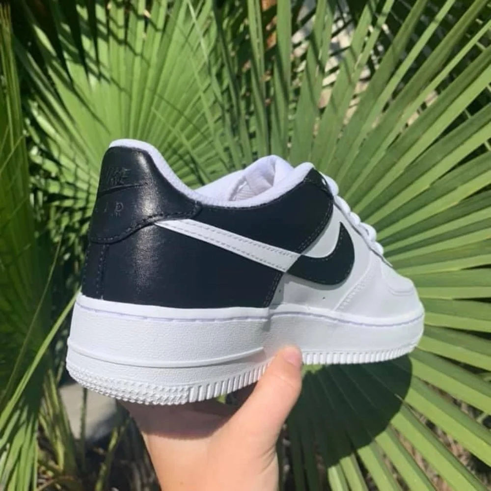 Black and white Custom sneakers